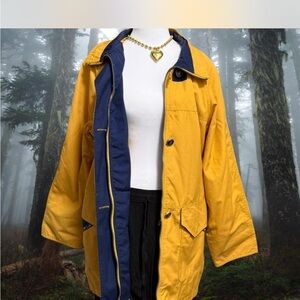 CS Signature Yellow and Blue Striped Jacket